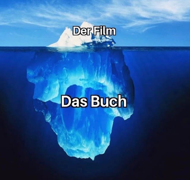 Der Film vs. das Buch| Deutsche Memes und lustige Bilder