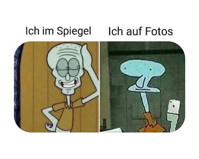 Ich im Spiegel vs. Ich auf Fotos| Deutsche Memes und lustige Bilder
